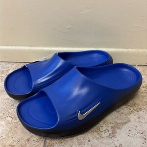 Nike ReactX Rejuven8 Slide EYBL PE Racer Blue IF5624-400 - Men’s Size 16/17
